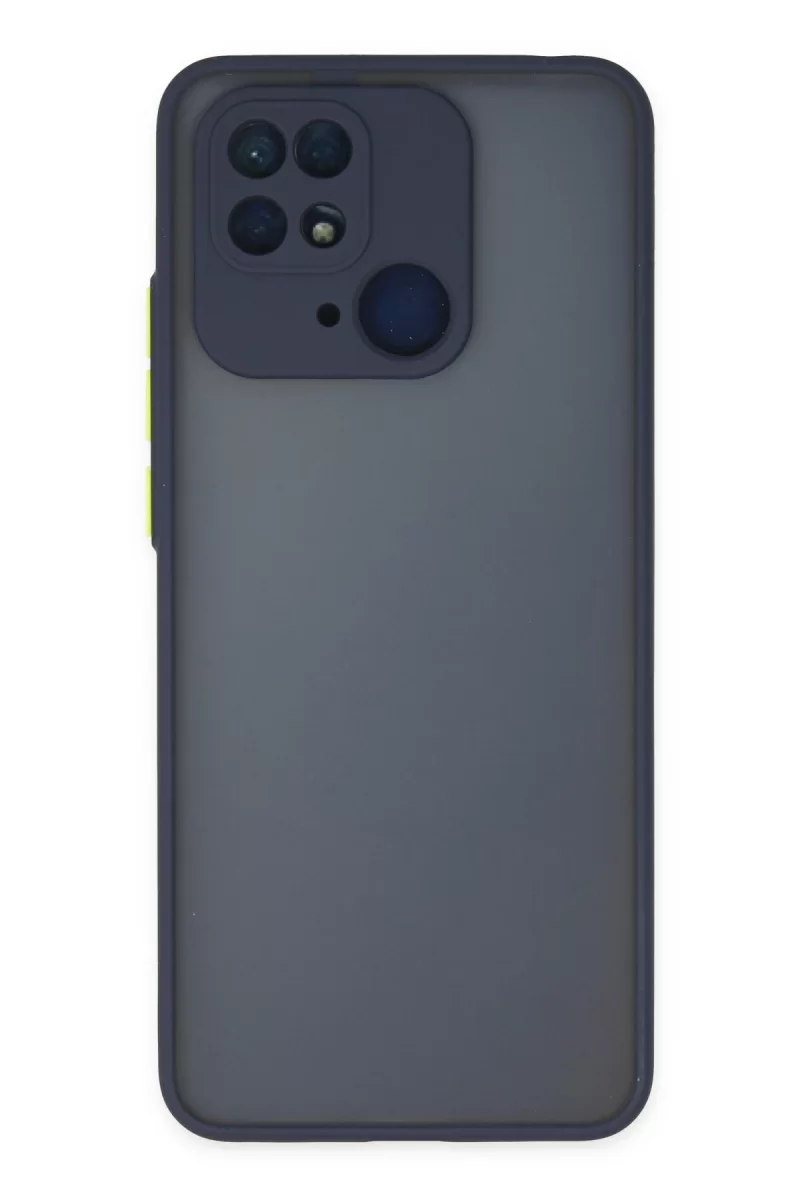 Newface Xiaomi Redmi 10C Kılıf Montreal Silikon Kapak - Lacivert
