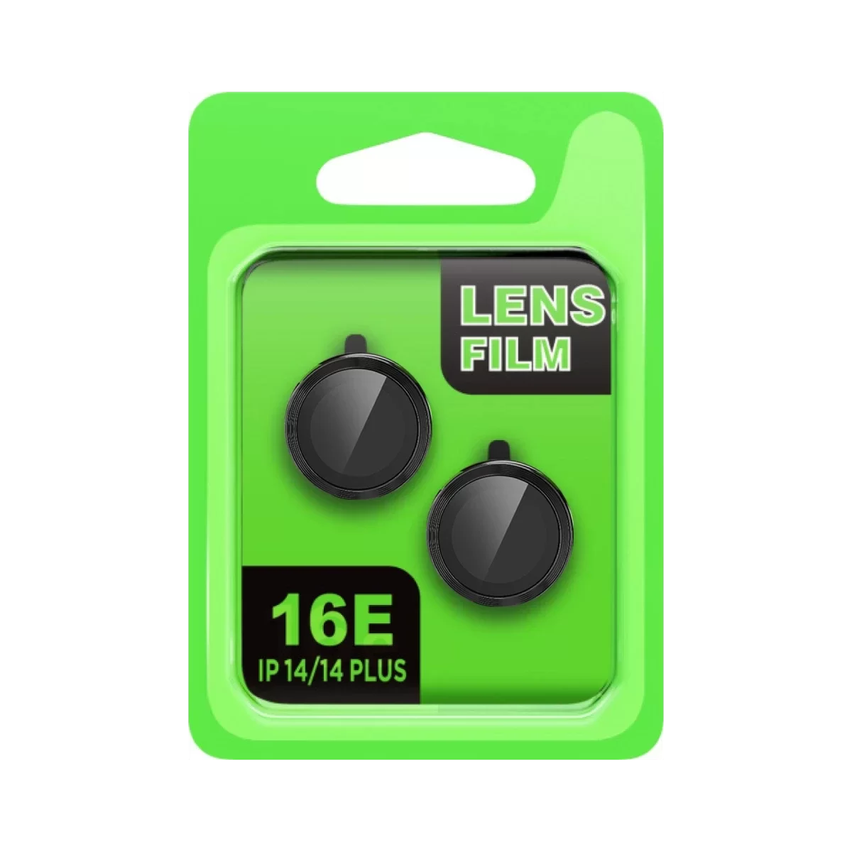 Newface Apple iPhone 16E Raze Metal Kamera Lens - Siyah