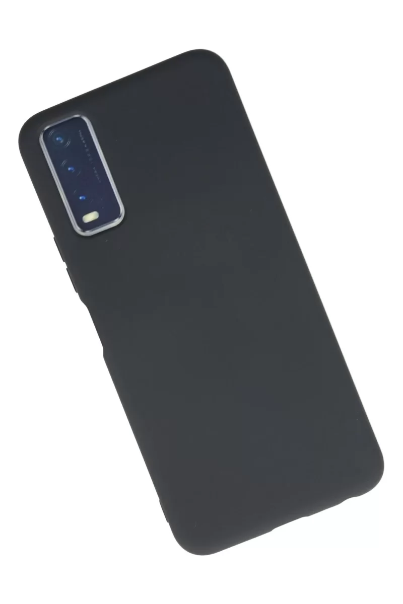 Newface Vivo Y11S Kılıf Nano içi Kadife Silikon - Gri