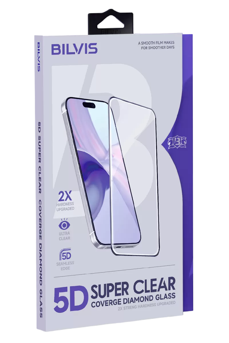 Newface Apple iPhone 17 Pro Bilvis 5D Super Clear Diamond Cam Ekran Koruyucu