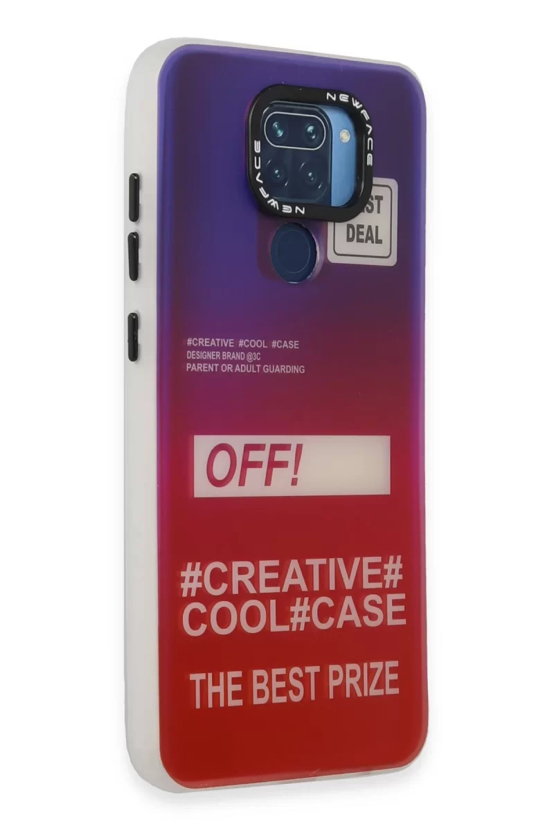 Newface Xiaomi Redmi Note 9 Kılıf Estoril Desenli Kapak - Estoril - 9