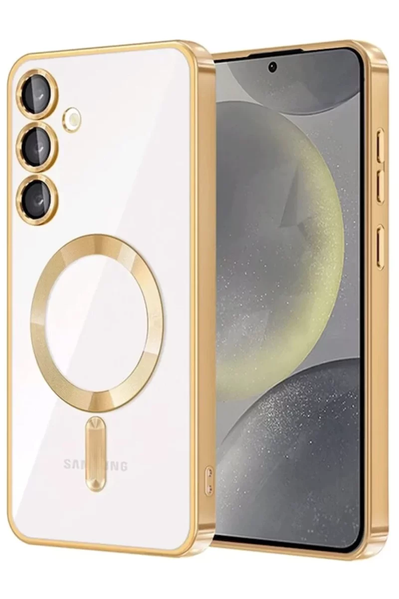 Newface Samsung Galaxy A55 5G Kross Magneticsafe Kapak - Gold