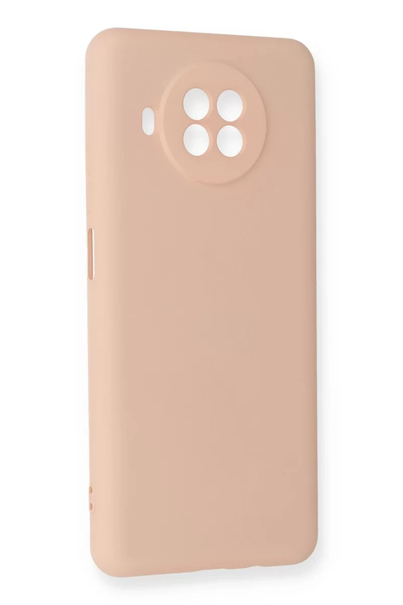 Newface Xiaomi Mi 10T Lite Kılıf Nano içi Kadife Silikon - Pudra