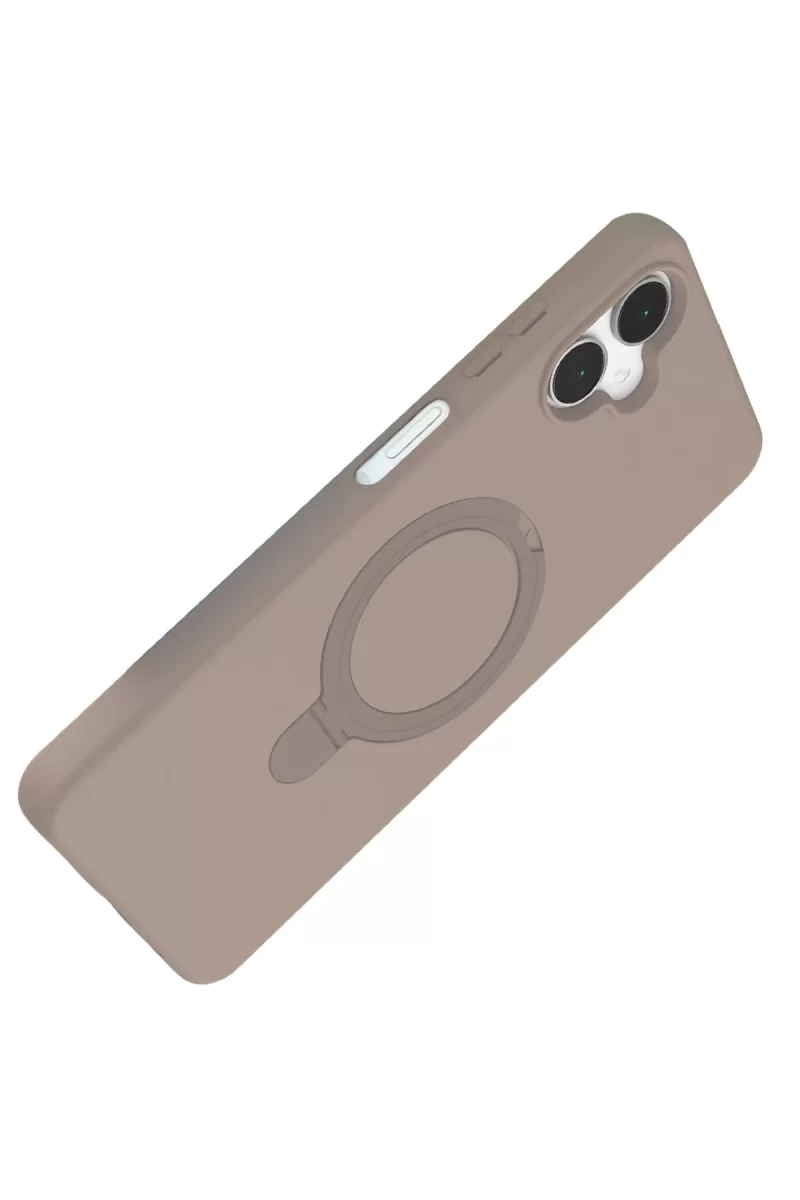 Newface Samsung Galaxy A06 Regal Magsafe Standlı Kapak - Çöl Titanyum