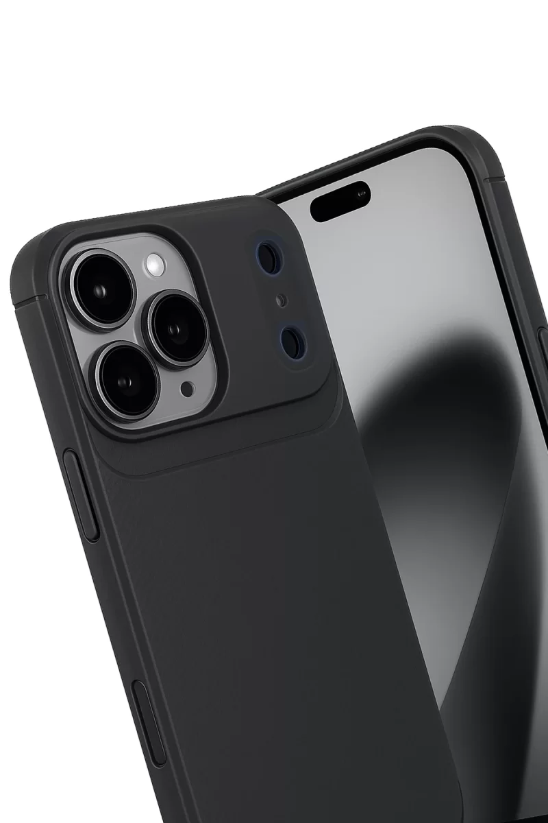 Newface Apple iPhone 17 Pro Auto Focus Karbon Kapak - Siyah