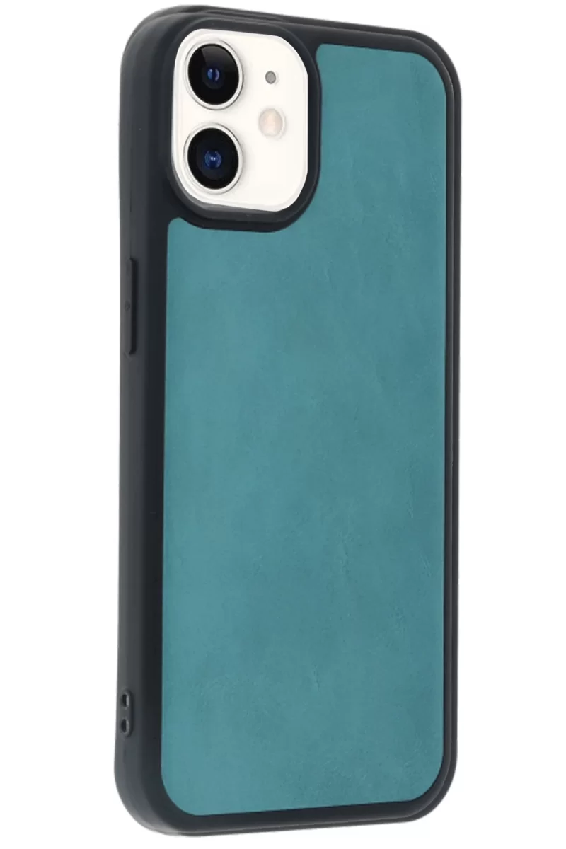 Newface Apple iPhone 11 Kılıf Aras Deri Kapak - Açık Yeşil