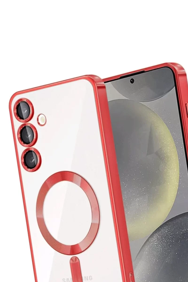 Newface Samsung Galaxy A26 Kross Magneticsafe Kapak - Kırmızı