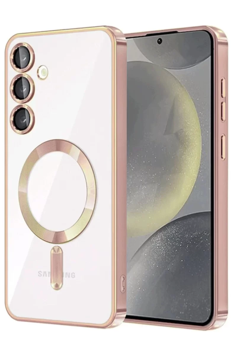 Newface Samsung Galaxy A26 Kross Magneticsafe Kapak - Rose