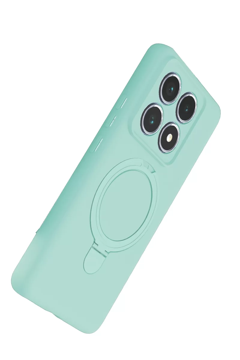 Newface Xiaomi Mi 14T Pro Regal Magsafe Standlı Kapak - Su Yeşili