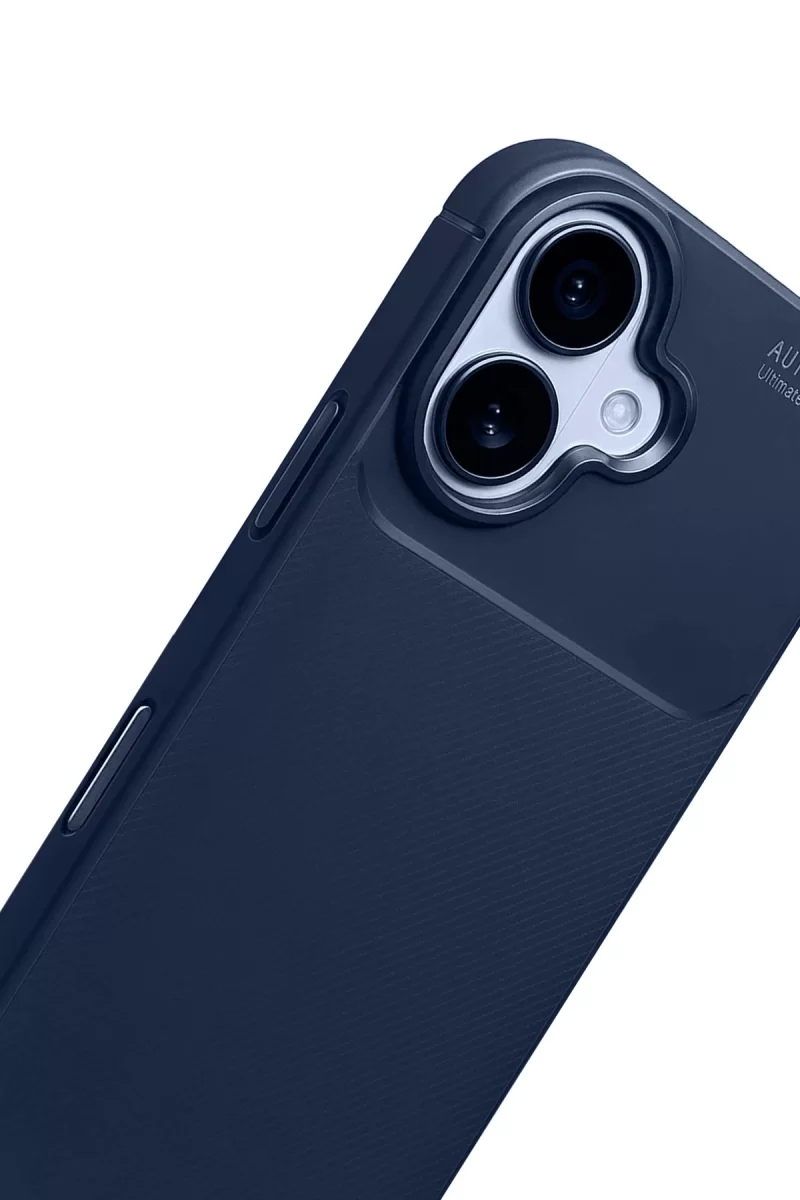 Newface Apple iPhone 17 Auto Focus Karbon Kapak - Lacivert