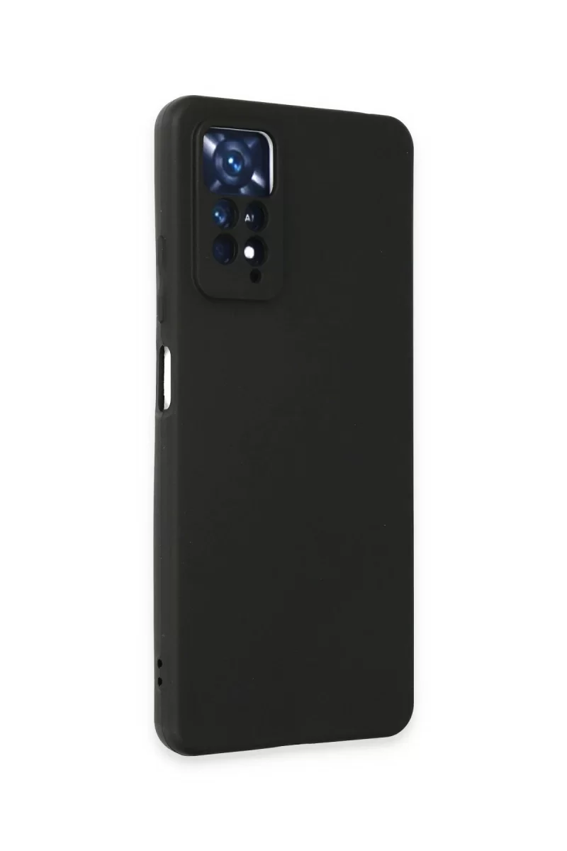 Newface Xiaomi Redmi Note 11 Kılıf First Silikon - Siyah