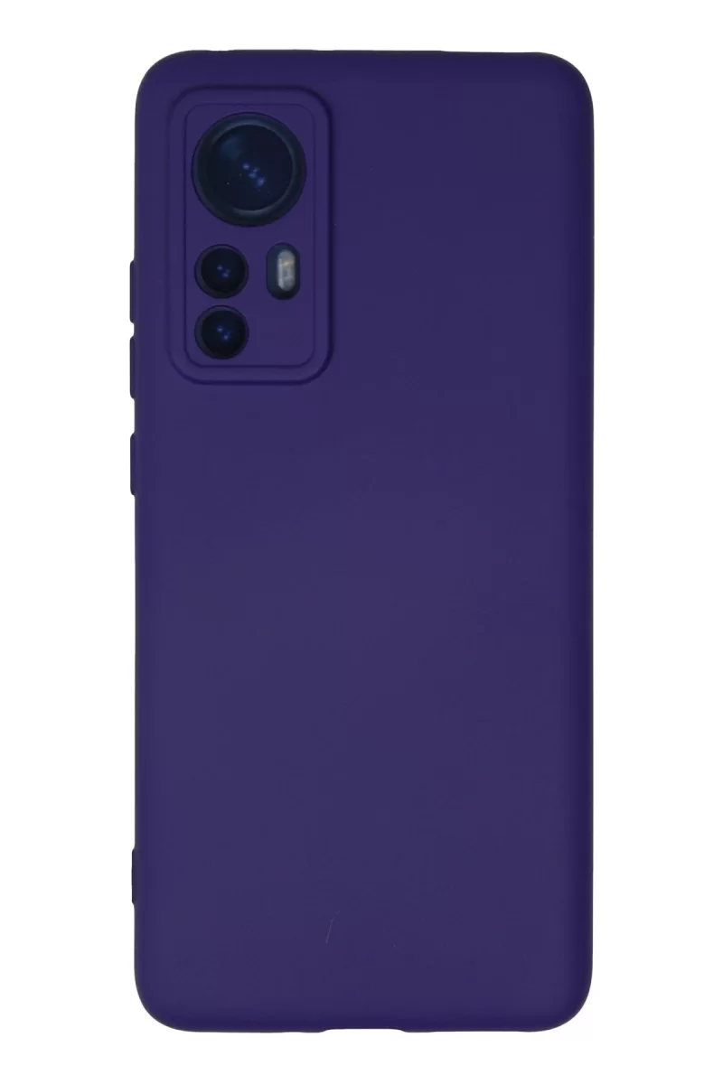 Newface Xiaomi Mi 12 Kılıf Nano içi Kadife Silikon - Mor