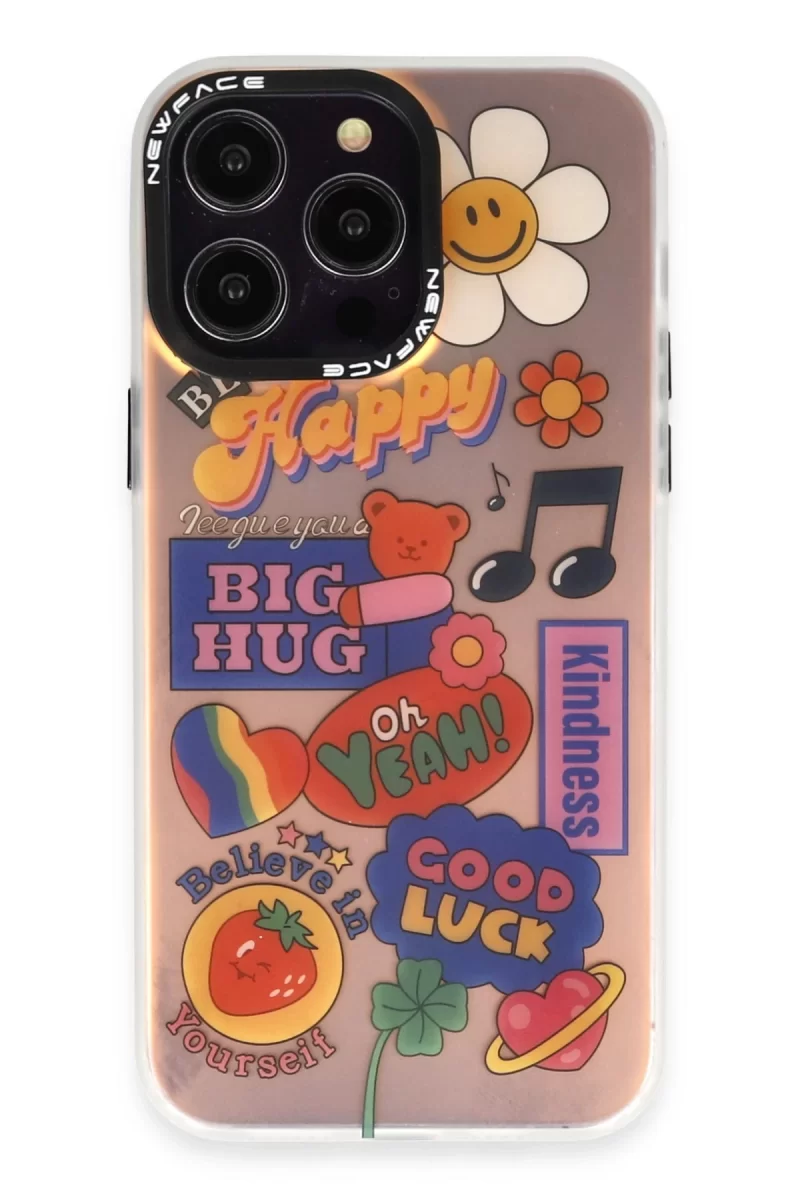 Newface Apple iPhone 14 Pro Kılıf Estoril Desenli Kapak - Estoril - 15