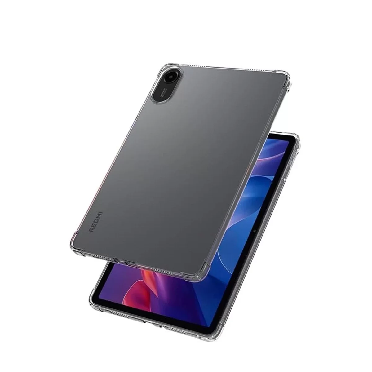 Newface Xiaomi Redmi Pad 2 Kılıf Anti Shock Tablet Silikon - Şeffaf