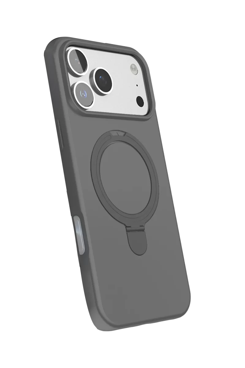 Newface Apple iPhone 17 Pro Regal Magsafe Standlı Kapak - Titan Gri