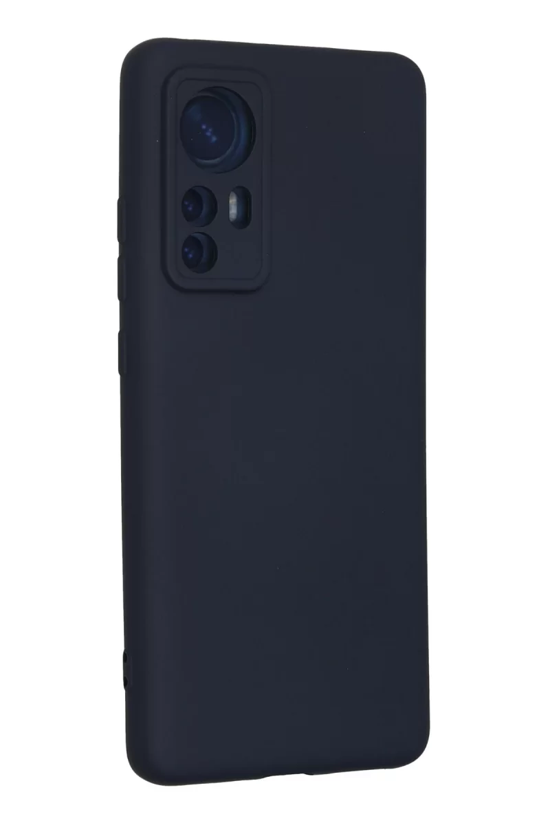 Newface Xiaomi Mi 12 Kılıf Nano içi Kadife Silikon - Lacivert