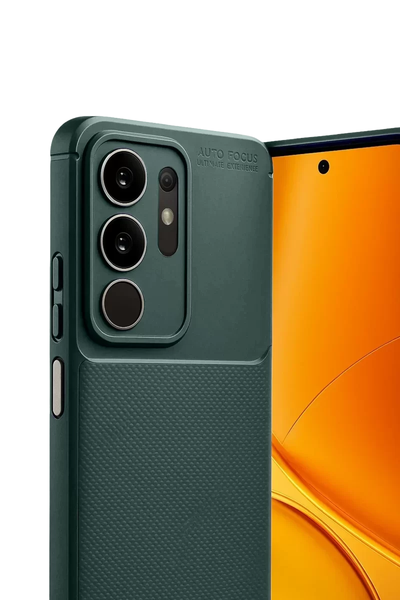 Newface Vivo Y29 4G Auto Focus Karbon Kapak - Koyu Yeşil
