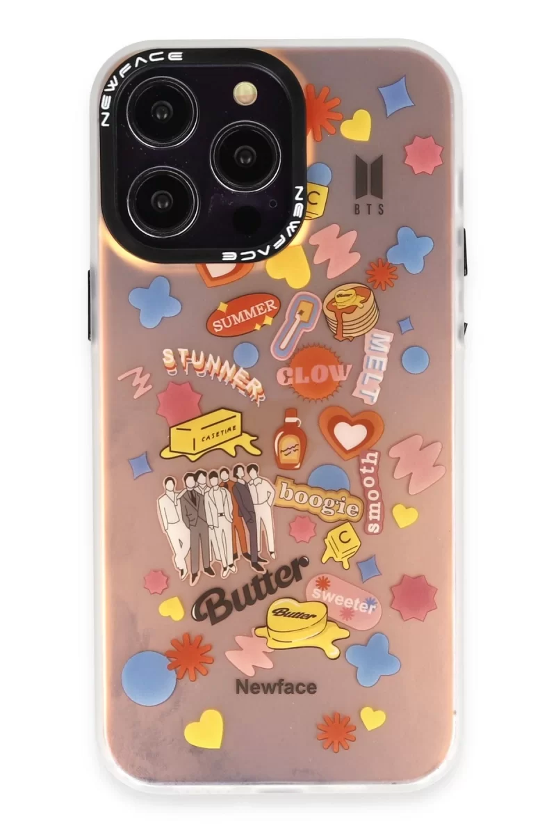 Newface Apple iPhone 14 Pro Kılıf Estoril Desenli Kapak - Estoril - 16