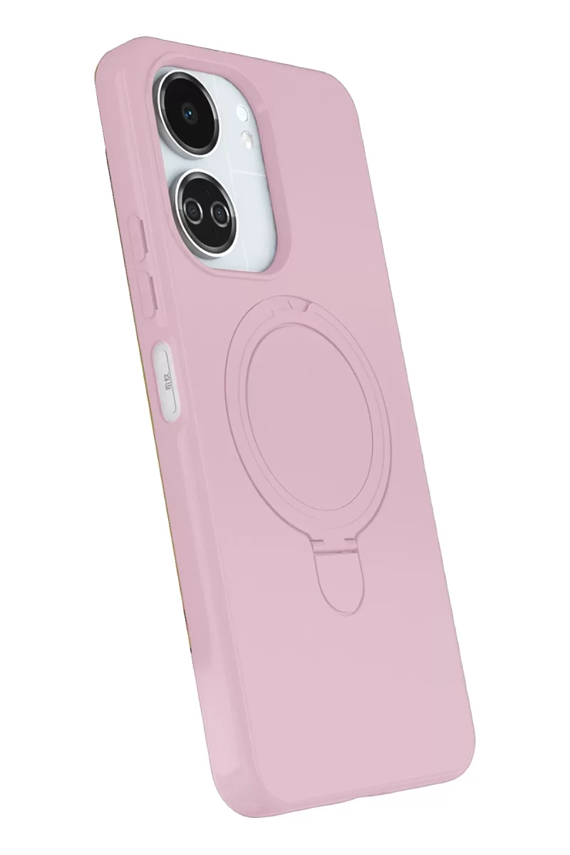 Newface Xiaomi Redmi 13C Regal Magsafe Standlı Kapak - Açık Pembe