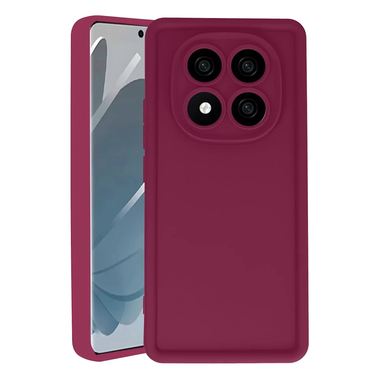 Newface Xiaomi Redmi Note 14 Pro 4G Kılıf Viera Silikon - Bordo