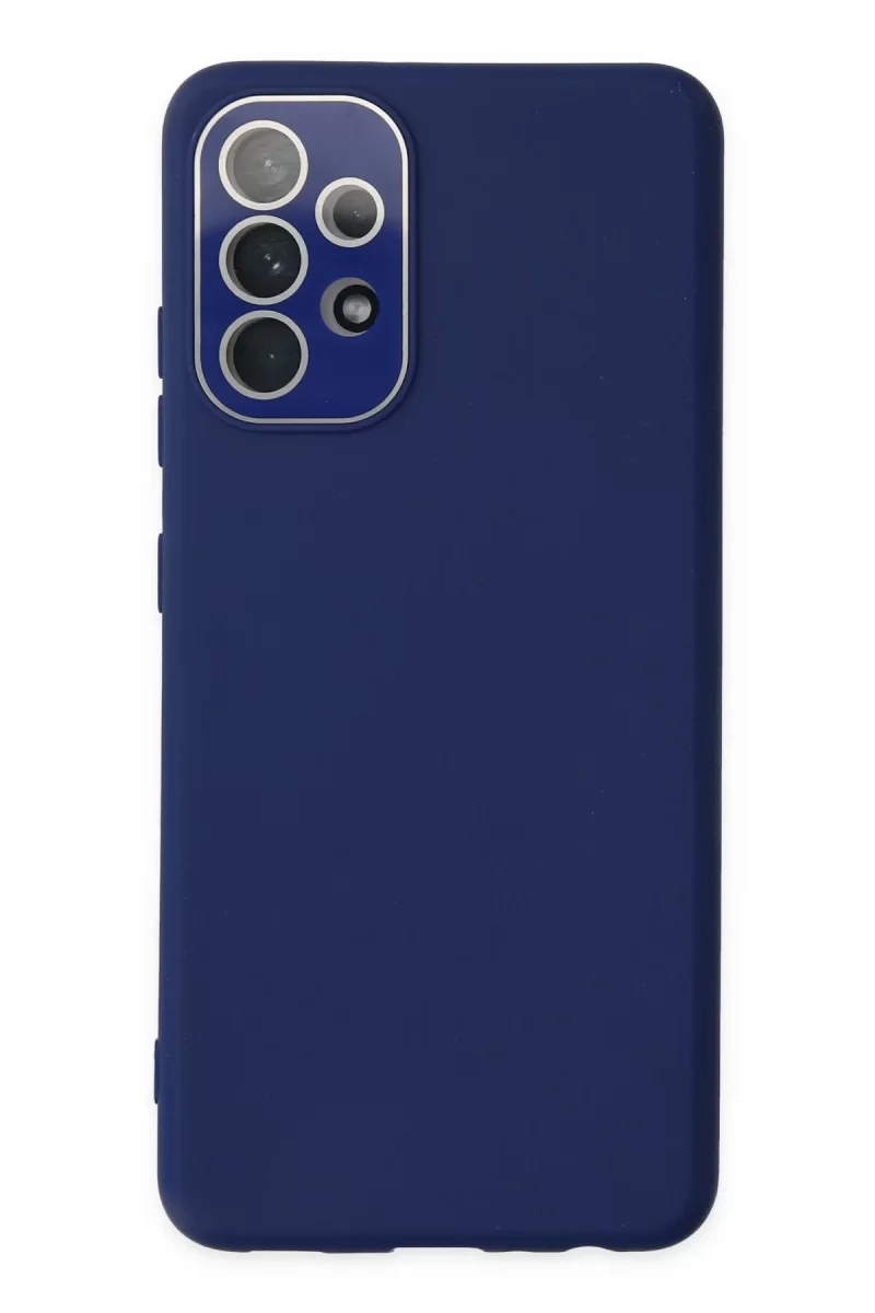 Newface Samsung Galaxy A53 5G Kılıf Lansman Glass Kapak - Sky Blue