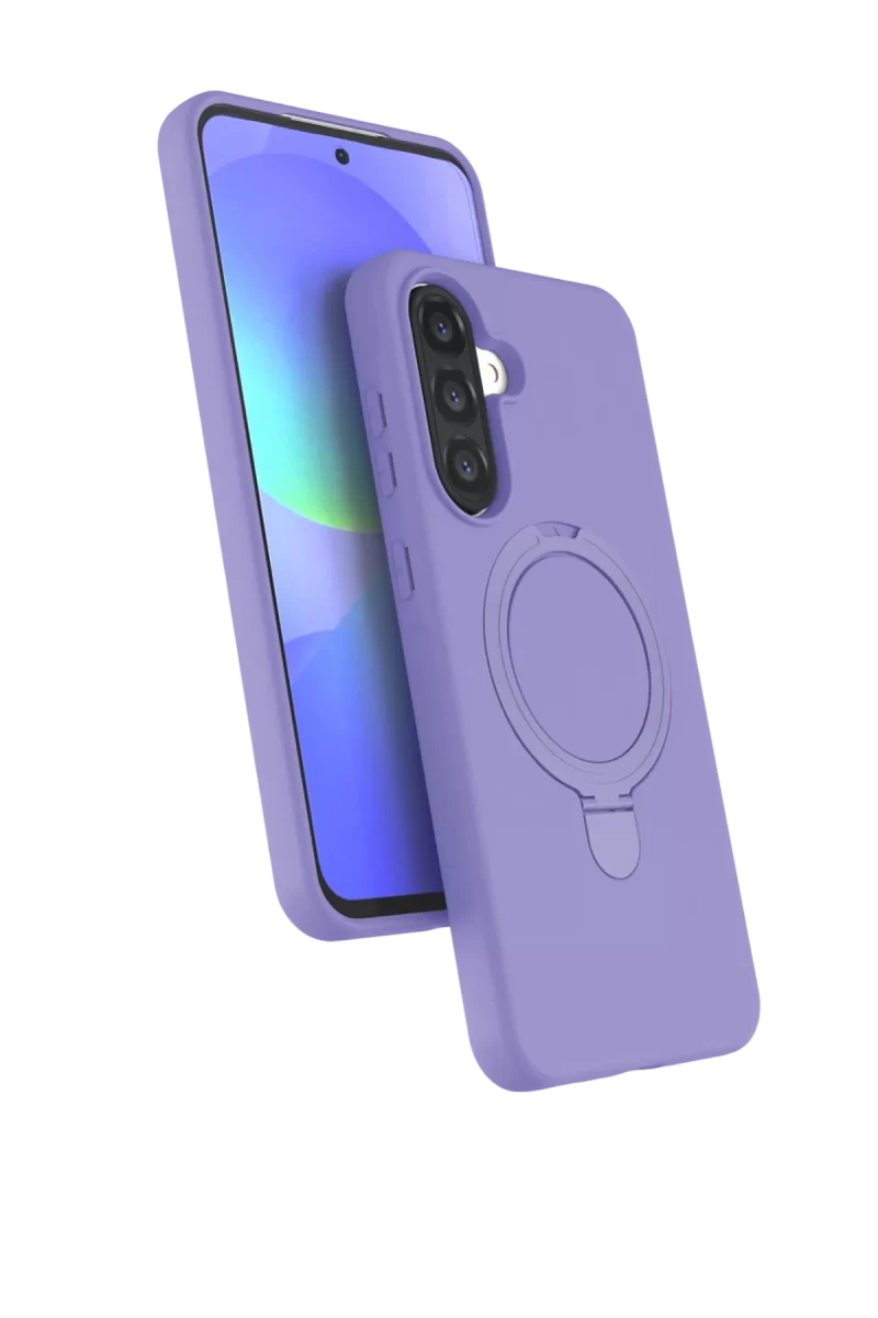 Newface Samsung Galaxy A26 Regal Magsafe Standlı Kapak - Lila