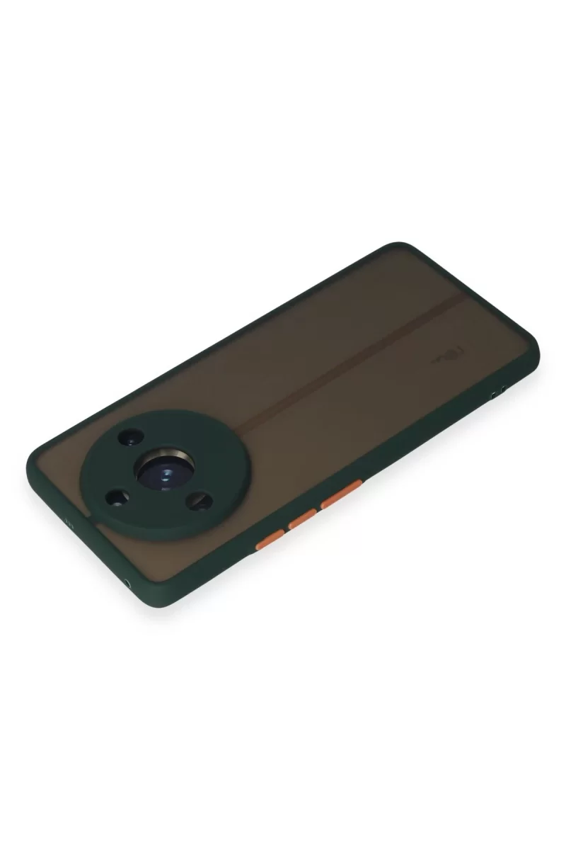 Newface Realme 11 Pro Kılıf Montreal Silikon Kapak - Yeşil
