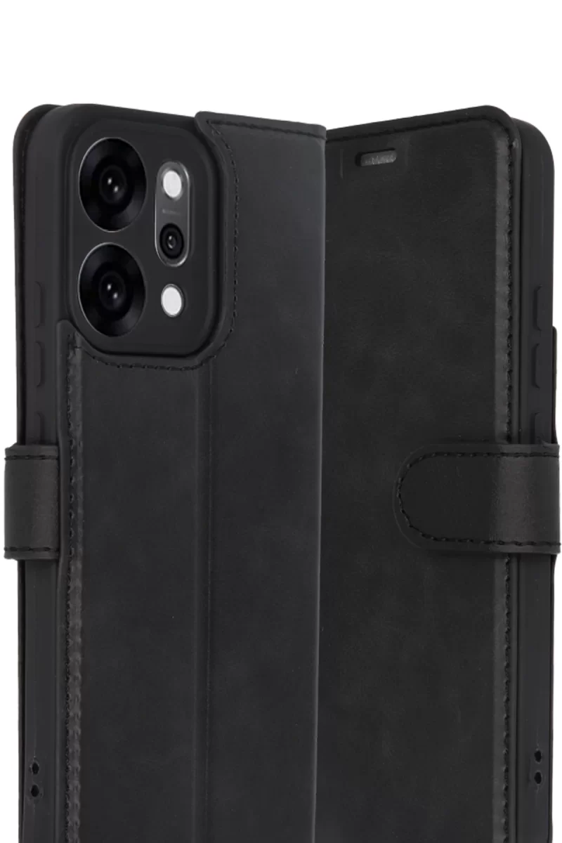 Newface Oppo Reno 14 Trend S Plus Kapaklı Kılıf - Siyah
