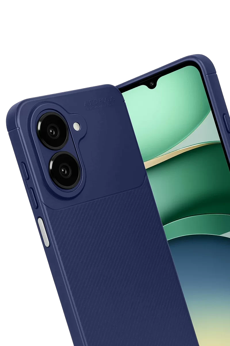 Newface Samsung Galaxy A07 4G Auto Focus Karbon Kapak - Lacivert