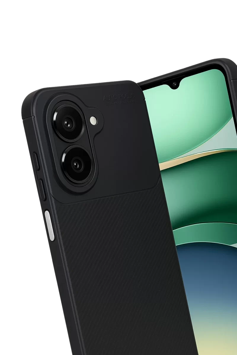 Newface Samsung Galaxy A07 4G Auto Focus Karbon Kapak - Siyah