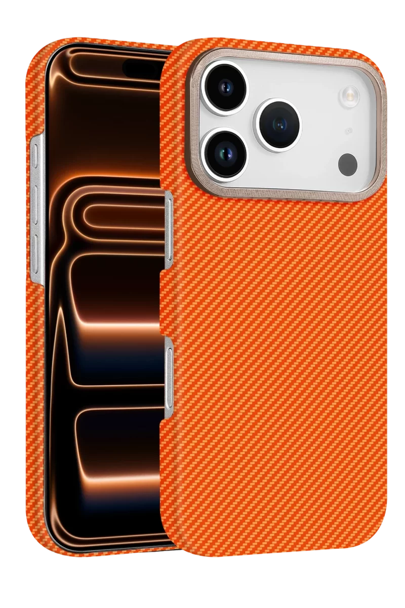Newface Apple iPhone 17 Pro Max Vega Magsafe Kapak - Turuncu