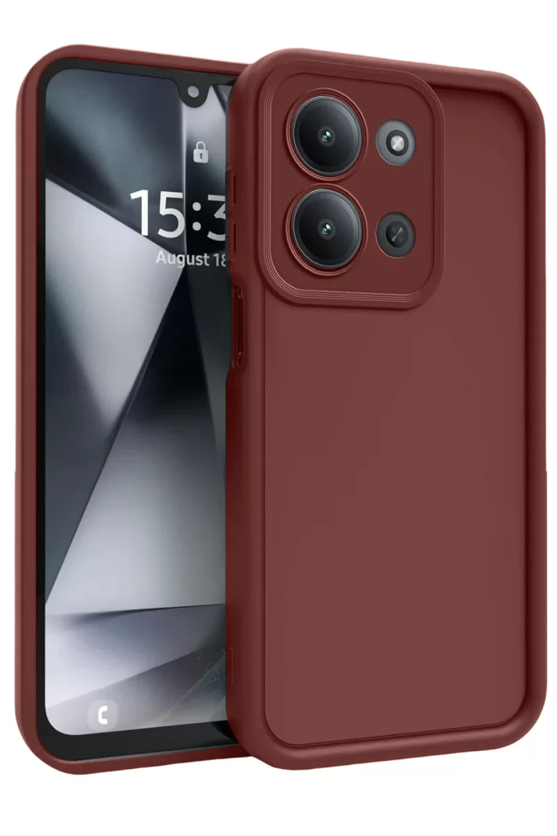 Newface Xiaomi Redmi 15C 4G Viera Silikon - Bordo