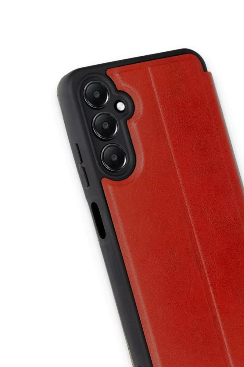 Newface Samsung Galaxy A17 5G Flip Cover - Kırmızı