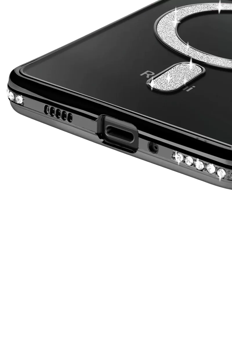 Newface Xiaomi Redmi 14C Joke Simli Magneticsafe Kılıf - Siyah