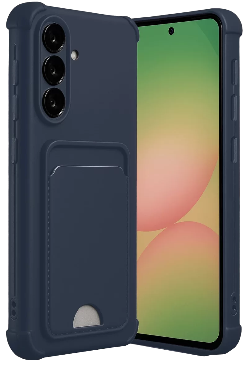 Newface Samsung Galaxy A17 5G Kelvin Kartvizitli Silikon - Lacivert