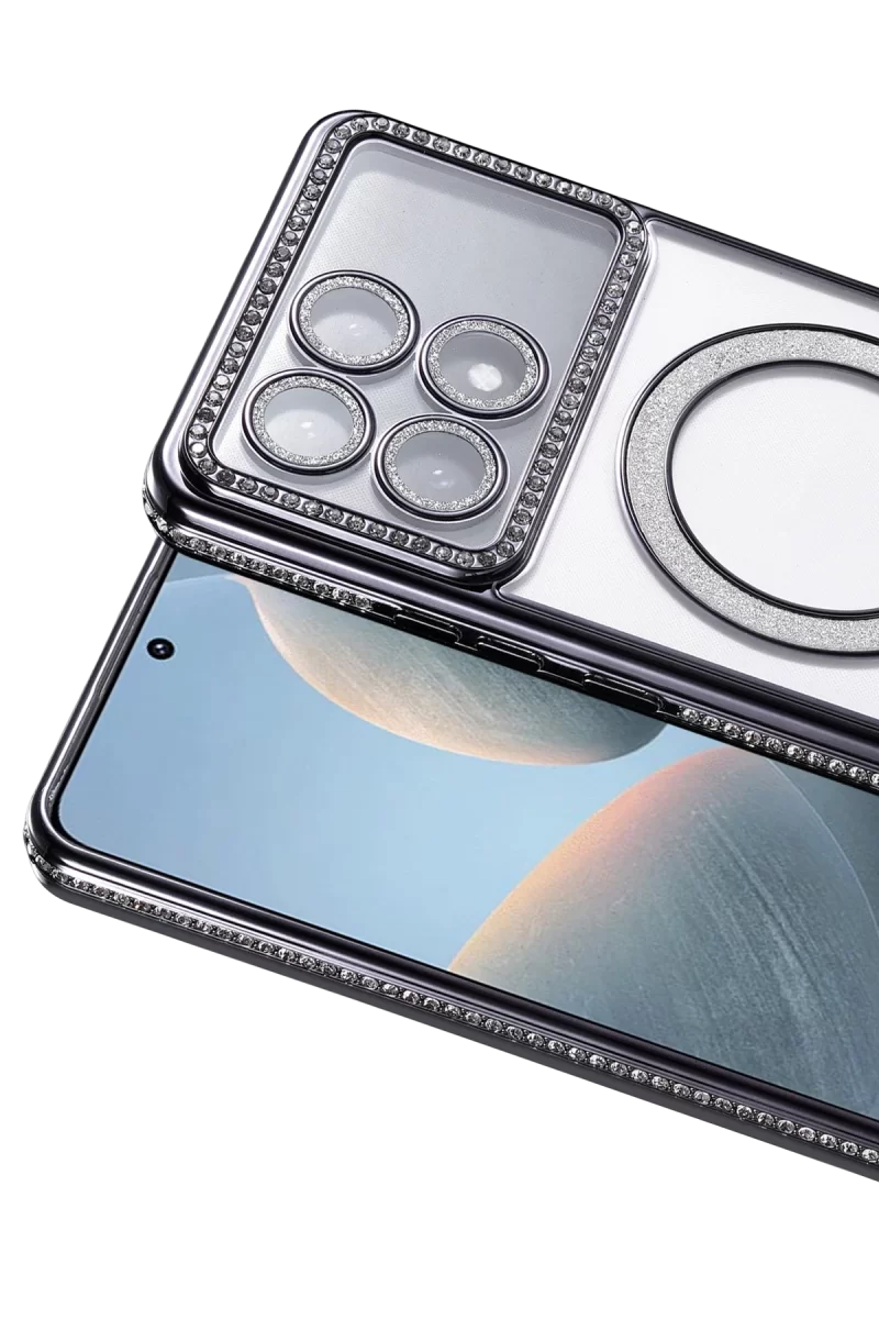 Newface Xiaomi Poco X6 Pro Joke Simli Magneticsafe Kılıf - Siyah