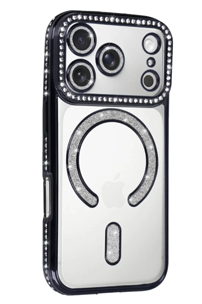 Newface Apple iPhone 17 Pro Max Joke Simli Magneticsafe Kılıf - Siyah