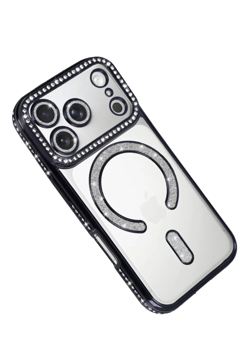 Newface Apple iPhone 17 Pro Max Joke Simli Magneticsafe Kılıf - Siyah