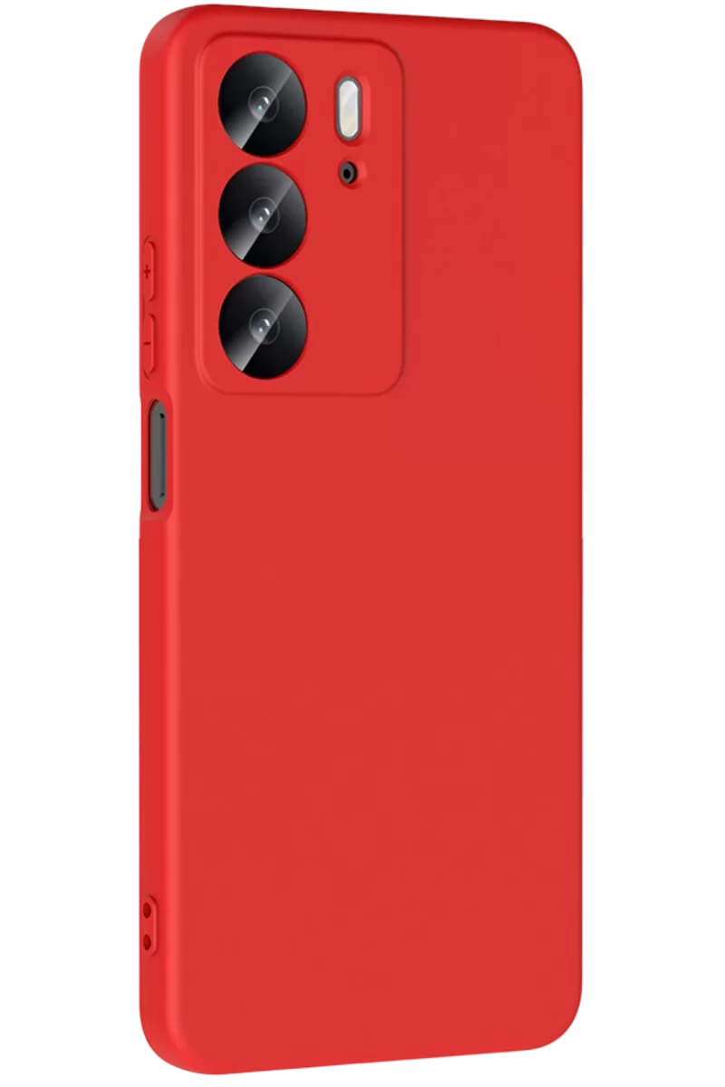 Newface Realme C75 4G First Silikon - Kırmızı
