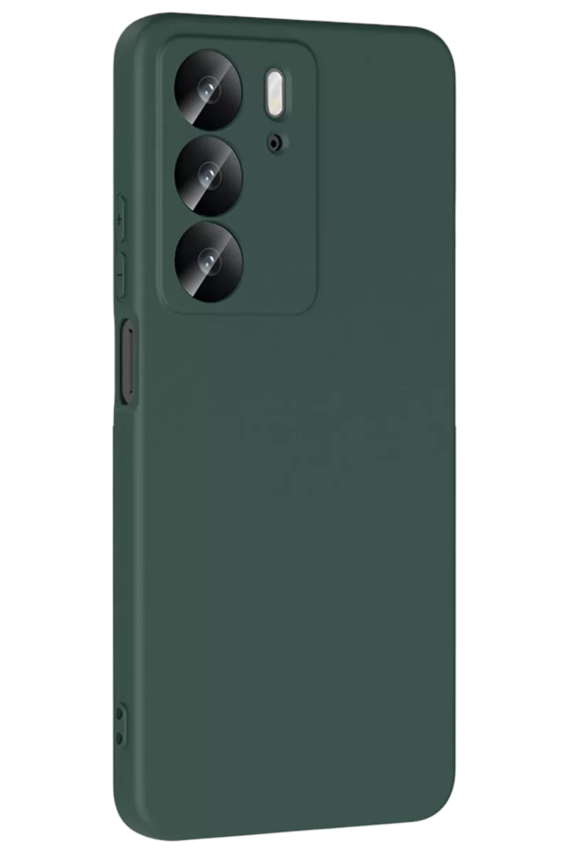 Newface Realme C75 4G First Silikon - Koyu Yeşil