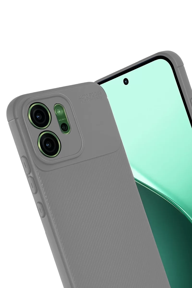 Newface Oppo Reno 14 Auto Focus Karbon Kapak - Gri