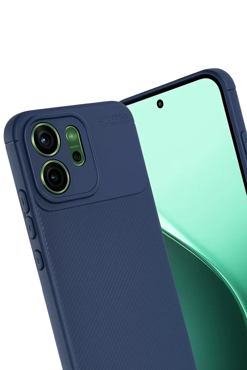 Newface Oppo Reno 14 Auto Focus Karbon Kapak - Lacivert