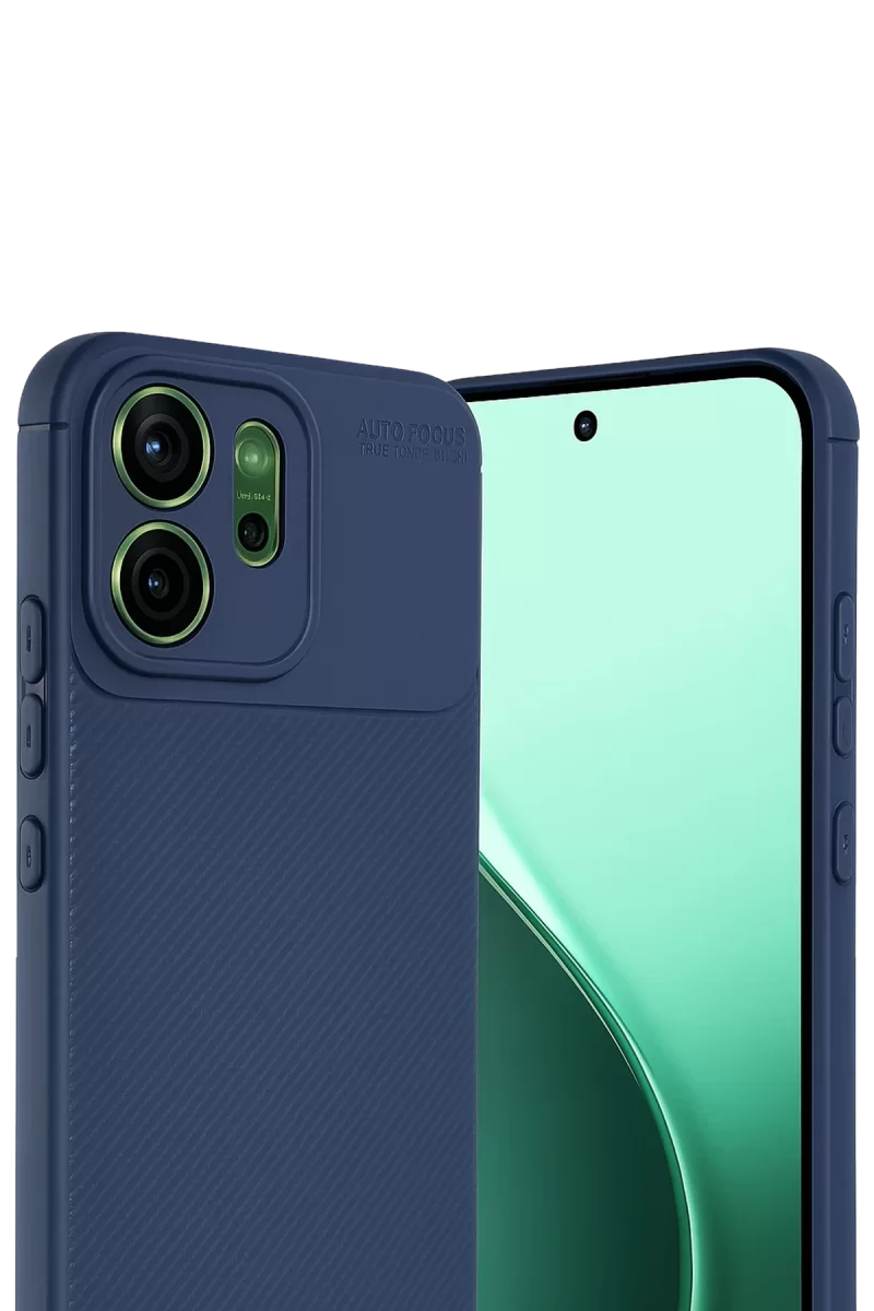 Newface Oppo Reno 14 Auto Focus Karbon Kapak - Lacivert