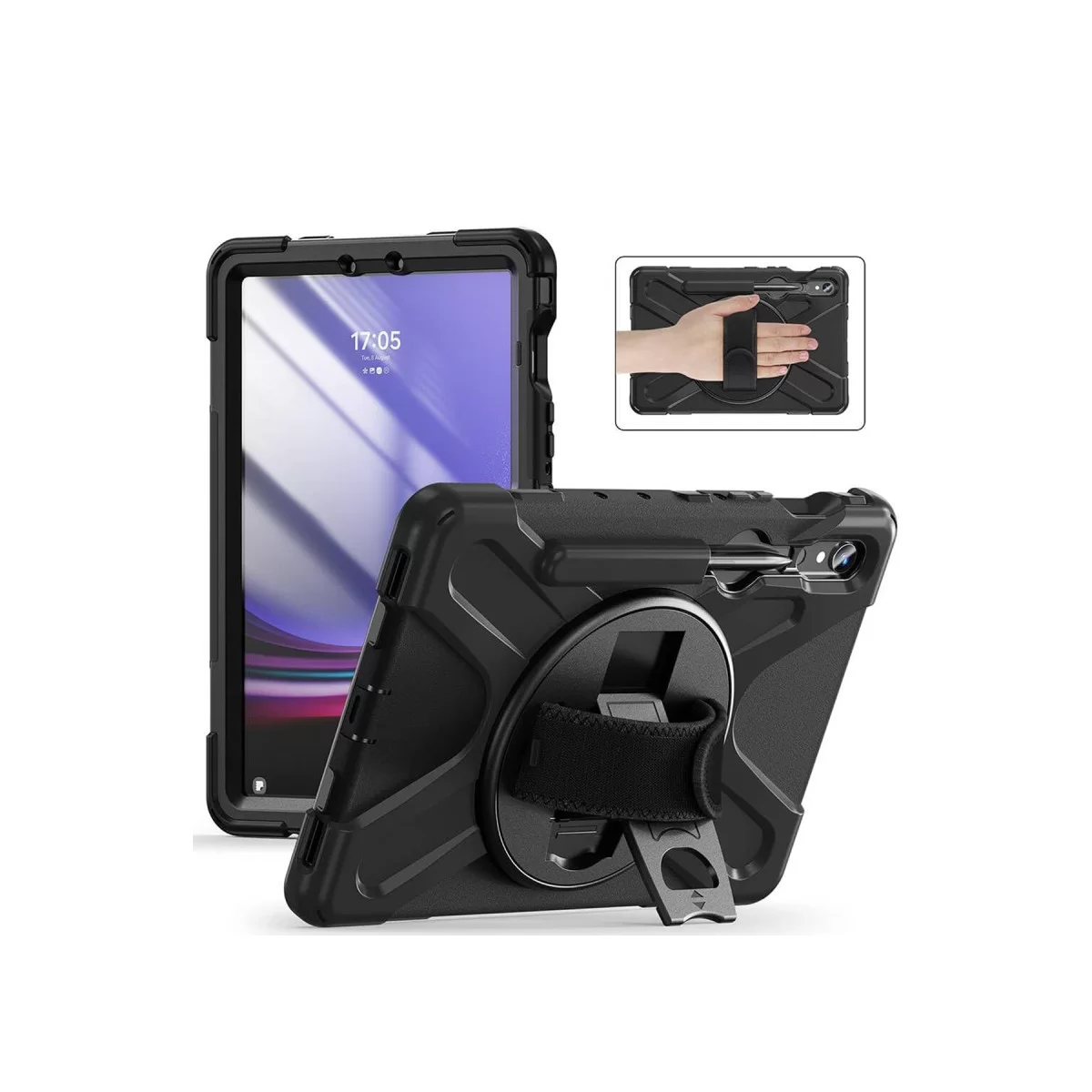 Newface Samsung Galaxy X730 Tab S11 Kılıf Amazing Tablet Kapak - Siyah