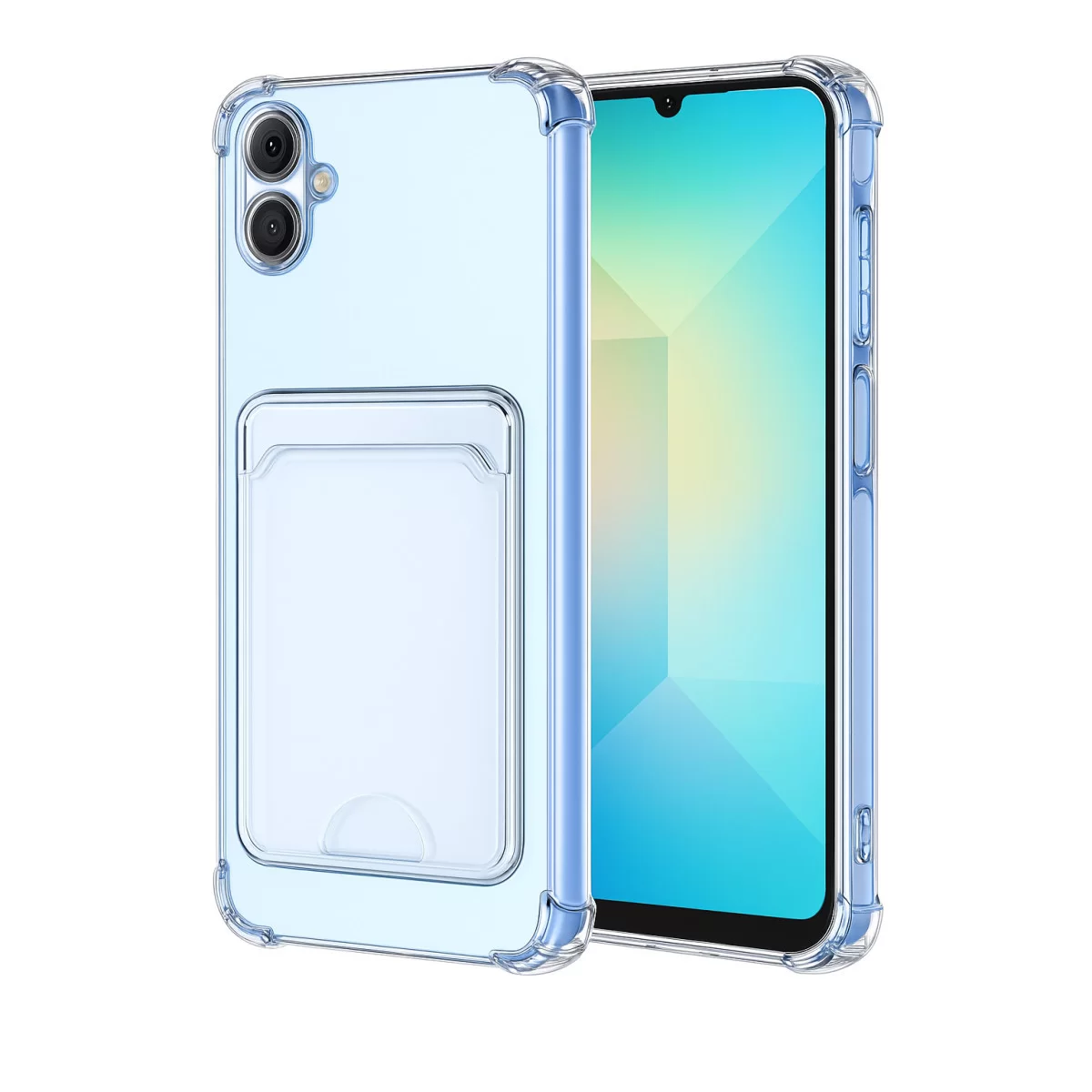 Newface Samsung Galaxy A07 4G Kart Şeffaf Silikon - Şeffaf