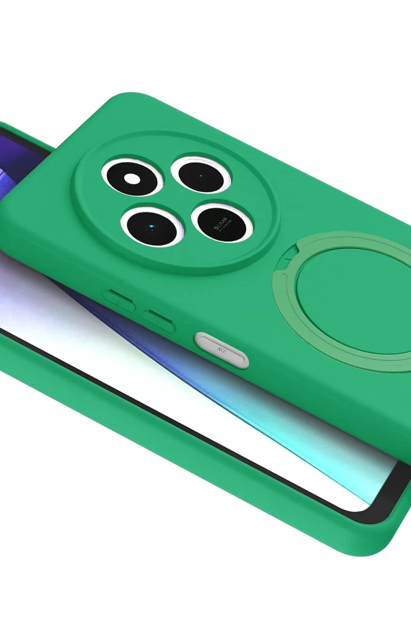 Newface Xiaomi Redmi 14C Regal Magsafe Standlı Kapak - Yeşil