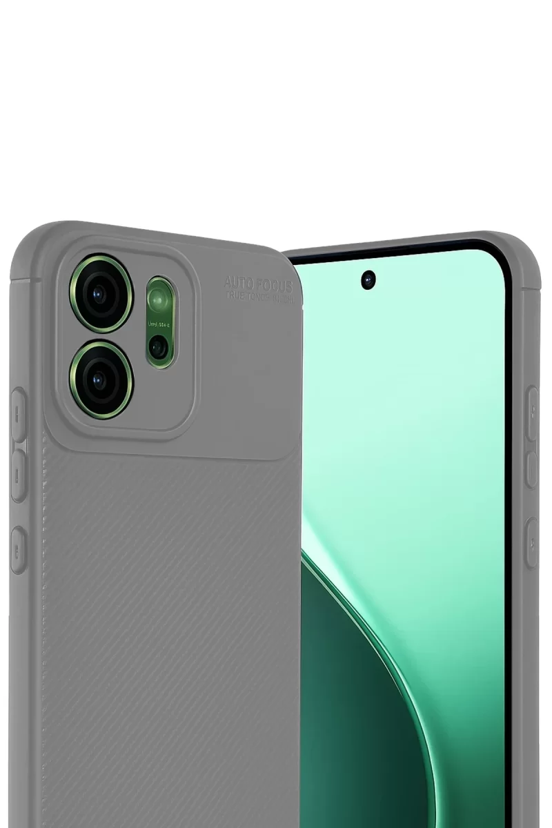 Newface Oppo Reno 14F Auto Focus Karbon Kapak - Gri
