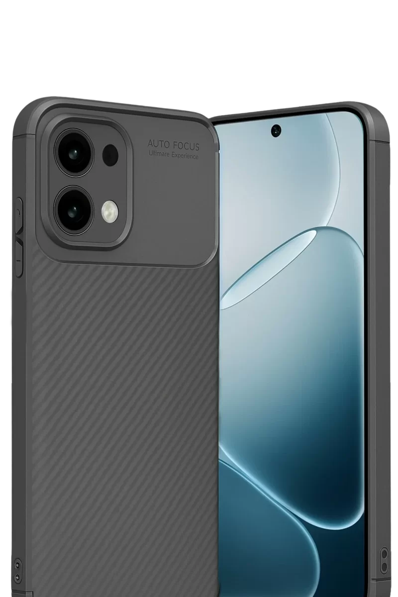 Newface Oppo A6 Pro 4G Auto Focus Karbon Kapak - Gri