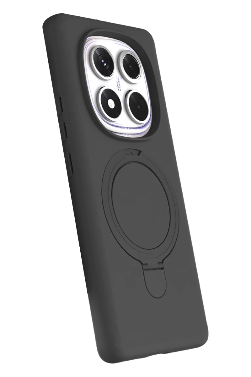 Newface Xiaomi Redmi Note 14 Pro 5G Regal Magsafe Standlı Kapak - Titan Gri