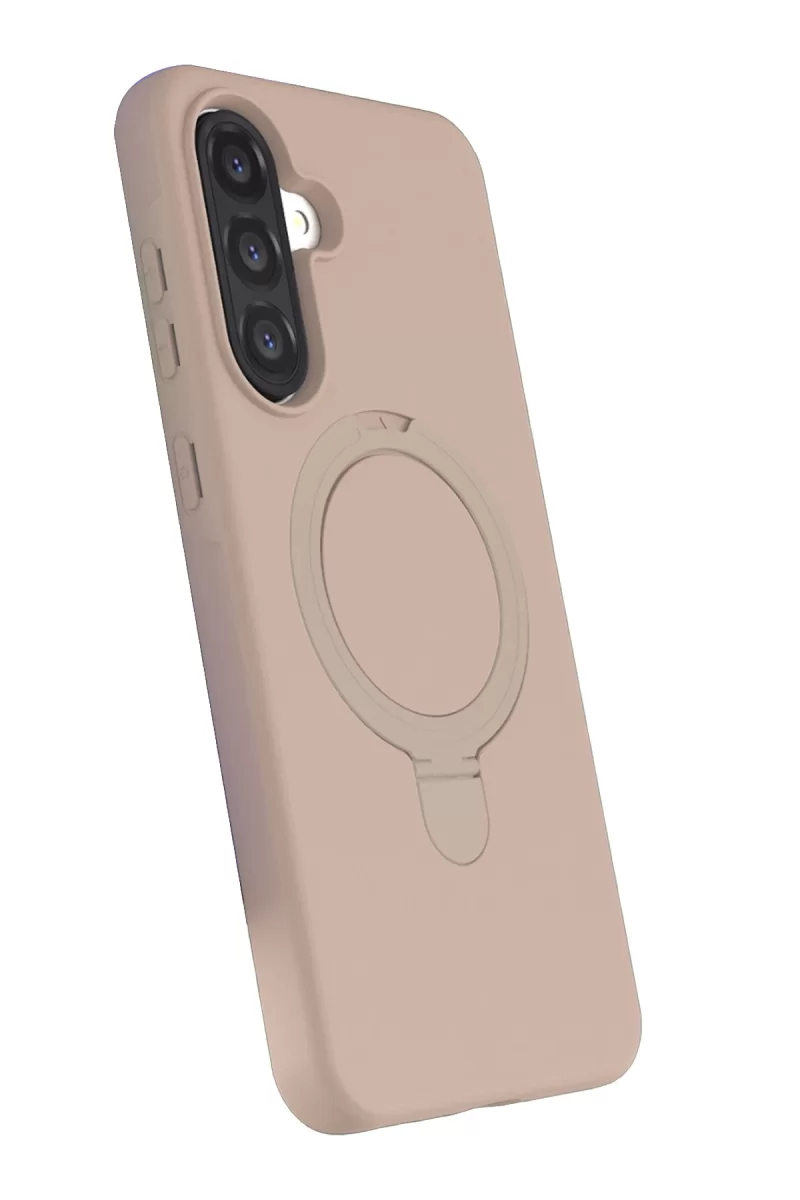 Newface Samsung Galaxy A17 5G Regal Magsafe Standlı Kapak - Çöl Titanyum